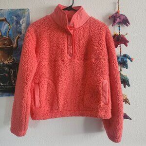 Neon Pink Fleece Sweater